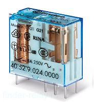 Реле миниатюрное универсальное Finder 2CO 8А 12В DC картинка